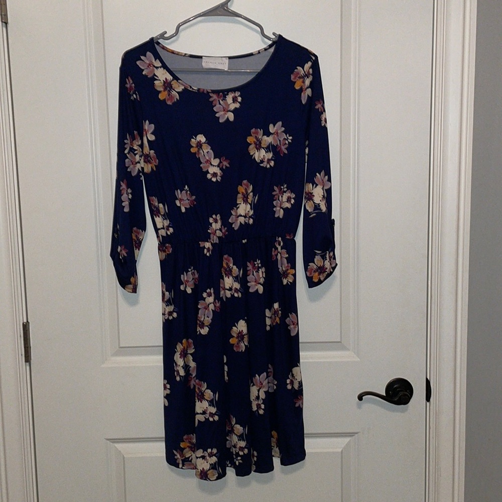 French Gray Dress